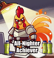 Late Night Study GIF by Zorooster
