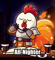 Late Night Study GIF by Zorooster