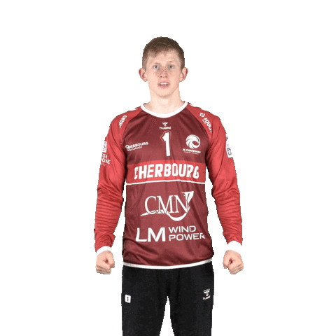 Sport Celebrating Sticker by JS Cherbourg Handball