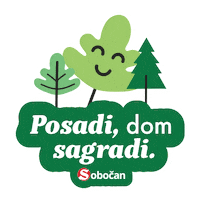 sobocandesignstudio design green bird tree Sticker