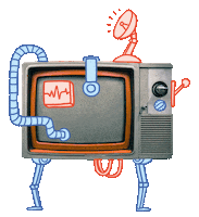 AUFBRUCHHamburg tv television tech aufbruchhh Sticker