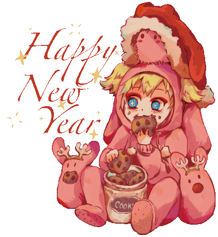New Year Sparkle Sticker