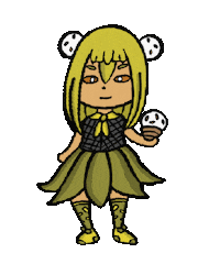 Baby Doll Girl Sticker