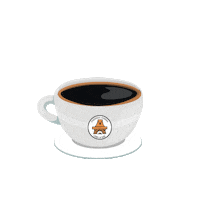 Parrilla-Danesa hot coffee drink cafe Sticker