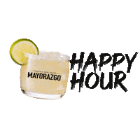 La_Madrilena cocktail lemon tequila happy hour Sticker