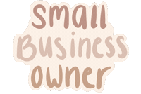 matelamade smallbiz support small business small business owner women in business Sticker