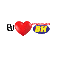 supermercados_bh love heart amor shopping Sticker