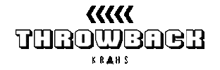 krahs retro text arrow quote Sticker