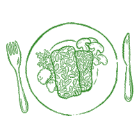 TempeaFoods vegan soy tempeh plant based protein Sticker
