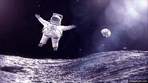 astronaut GIF