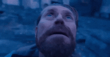 Pleading Willem Dafoe GIF
