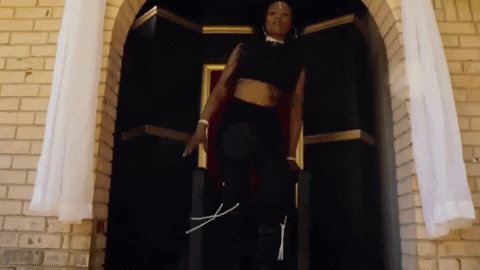 QueenNandi giphygifmaker queen throne black woman GIF