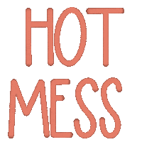 Hot Mess Sticker
