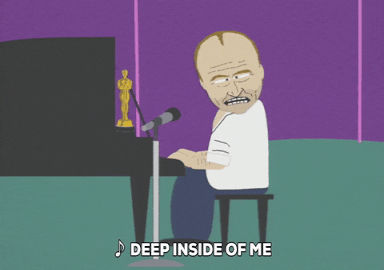 phil collins piano GIF by South Park 