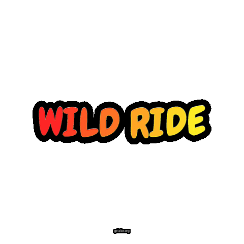 Wild Ride Fun Sticker by grizlor