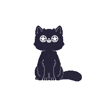 warriorartistt happy cat sweet feliz Sticker