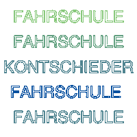 Kontschieder kontschieder fahrschulekontschieder fskontschieder Sticker
