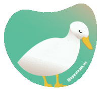 opencages_ua animals duck animal rights animal welfare Sticker