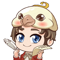 Thinking Of You Bird Sticker