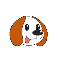 Dog Wow Sticker by Yeti Creative