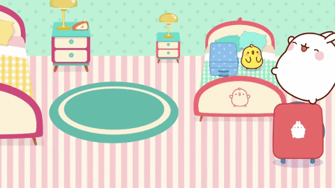 fun rolling GIF by Molang.Official