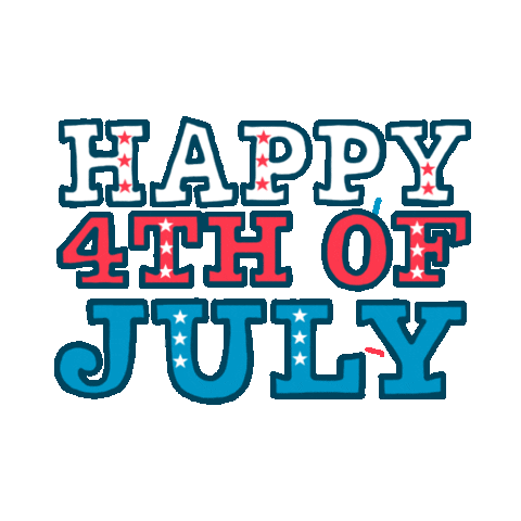 Independence Day Usa Sticker by Alba Paris