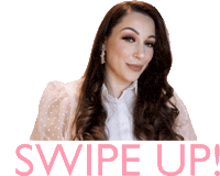Swipe Up Sticker by Maria Malki Cosmetics