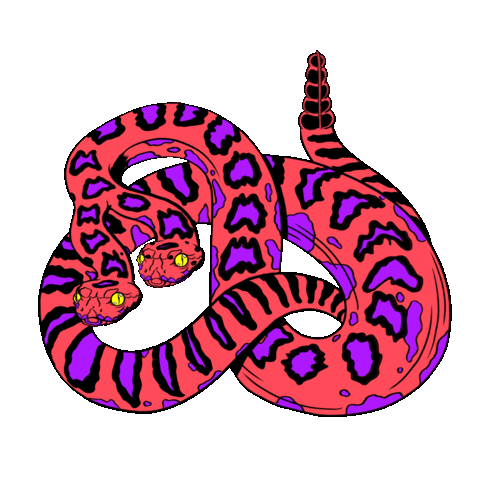 Life Snake Sticker by EYEYAH!