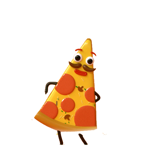 Happy Pizza Time Sticker by Shopee Indonesia