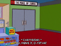 bart simpson crowd GIF