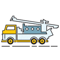 Clean Water Truck Sticker by charity: water