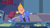 scared panic GIF by Cartoon Hangover