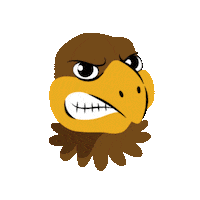 Golden Eagle Flash Sticker by Kent State Alumni