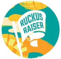 RuckusandCo flag shake smoothie smoothies Sticker