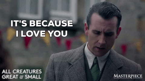 I Love You Neville GIF by MASTERPIECE | PBS