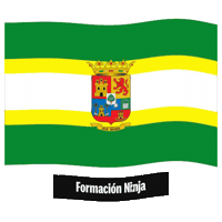 Las Palmas Flag Sticker by Formación Ninja