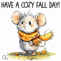 Fall Greeting Falling Leaves GIF
