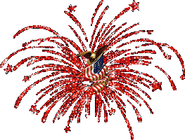 4Th Of July Fireworks Sticker