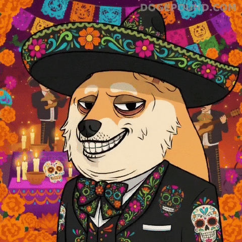 Day Of The Dead Smile GIF by Doge Pound
