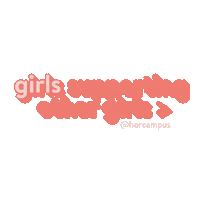girl inspiring Sticker by Her Campus Media
