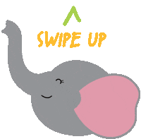 Elephant Swipe Up Sticker by Little Ladoo