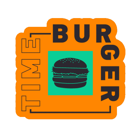 Burger Time Sticker