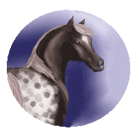 Horse Tiger Sticker by winterlichtmalerei