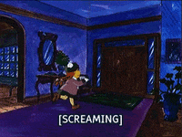 Scared Scream GIF