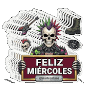 Punk Rock Halloween Sticker
