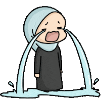 Sad Cry Sticker