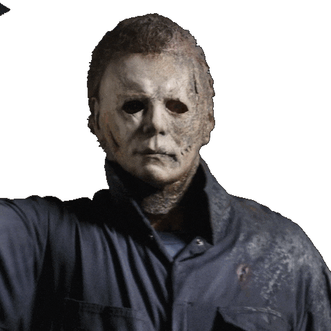 Stabbing Michael Myers Sticker by Halloween