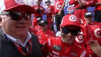 auto club 400 hug GIF by NASCAR