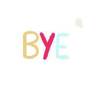 Goodbye Sticker
