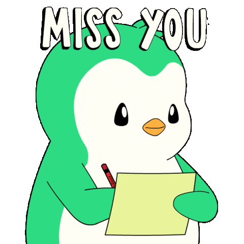 Miss You Love Sticker by Abster